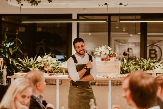 Chef Khanna with group