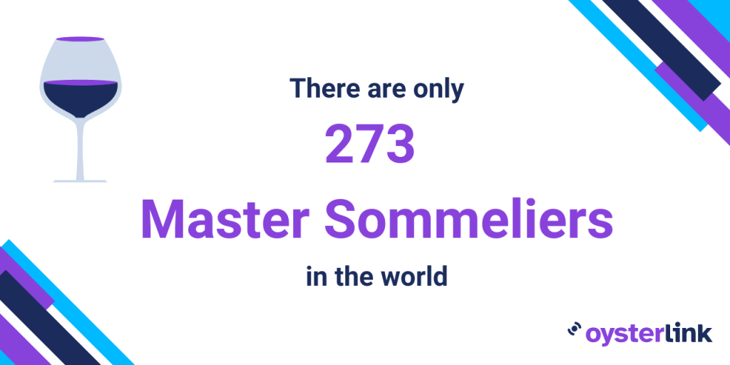 number of sommeliers in the world