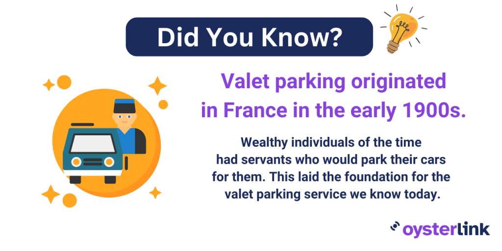 valet parking history