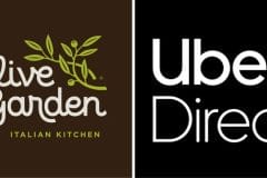 olive garden and uber direct logos