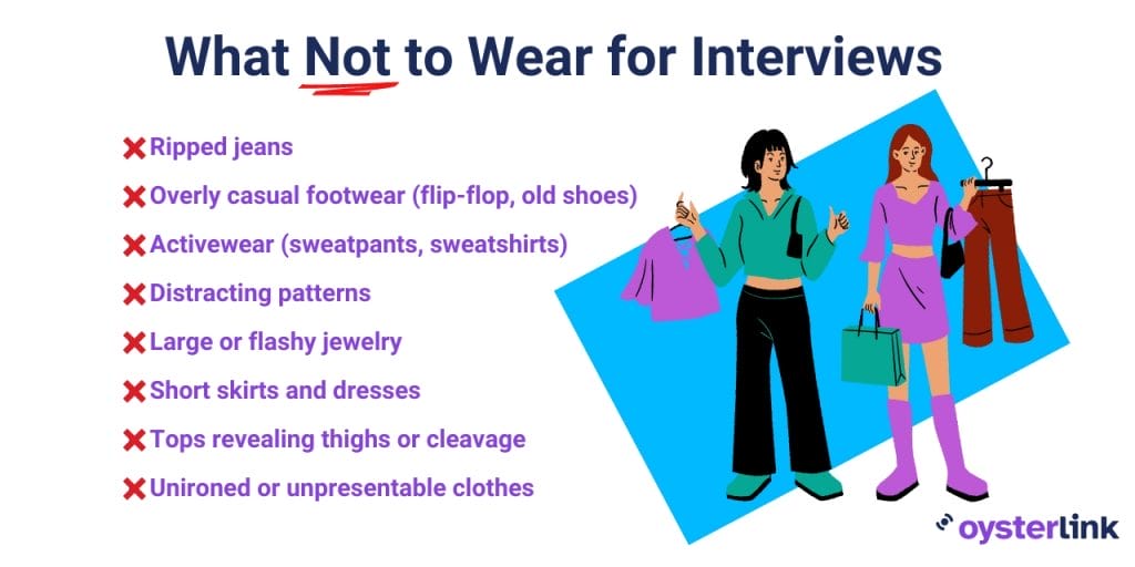 What Not to Wear for Interviews