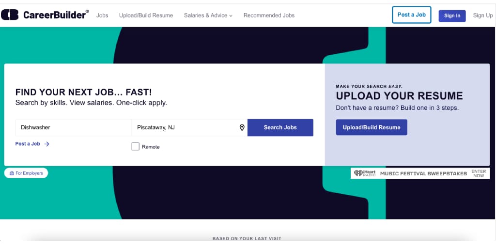 careerbuilder homepage