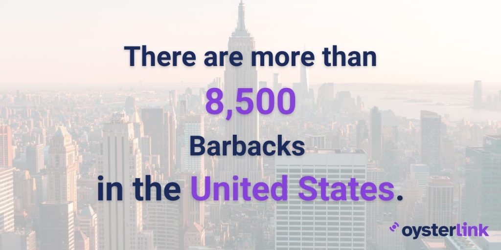 barback statistics in the us