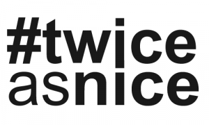 #twiceasnice Recruiting logo