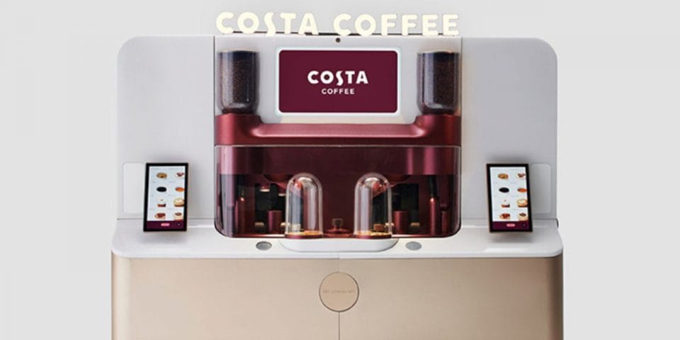 costa coffee ai kiosk