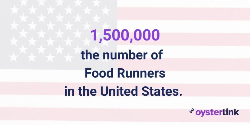 food runner statistics in us