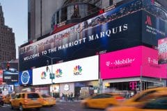 New York Marriott Marquis hotel at Times Square