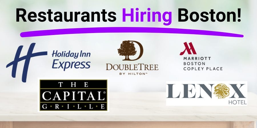 Restaurants Hiring boston