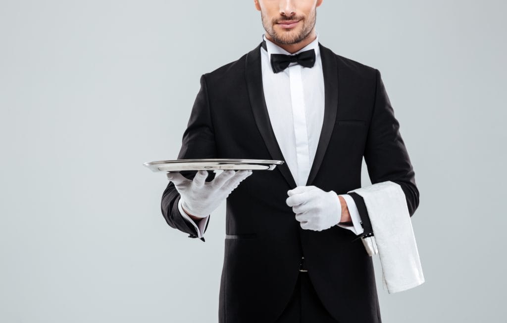 server wearing a tuxedo; what do fine dining servers wear?