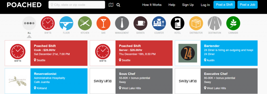 poached homepage, how to interview assistant restaurant manager