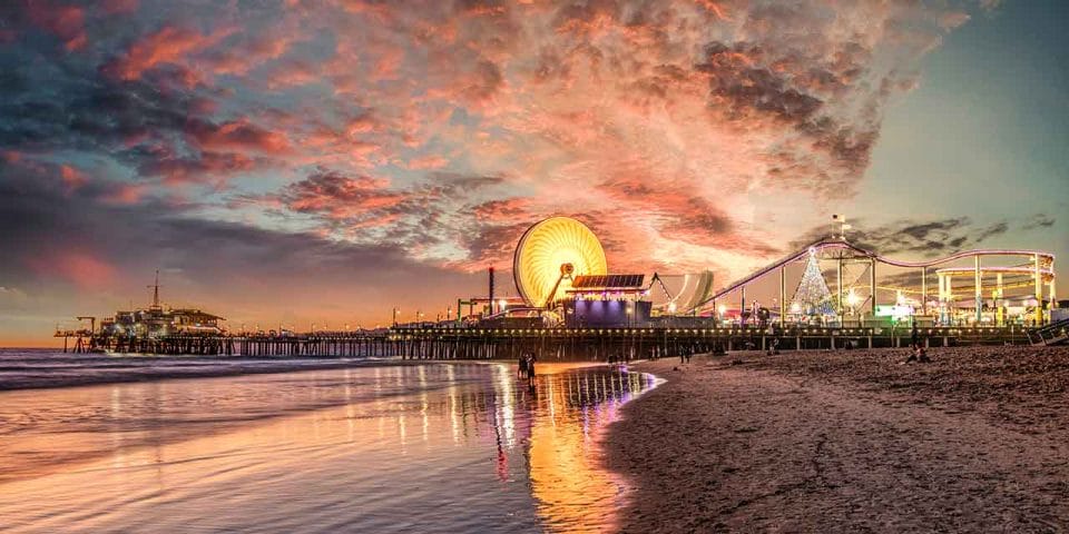 santa monica pier LA