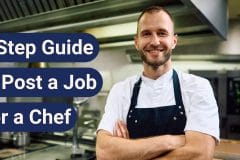 steps to post a job for a chef main photo