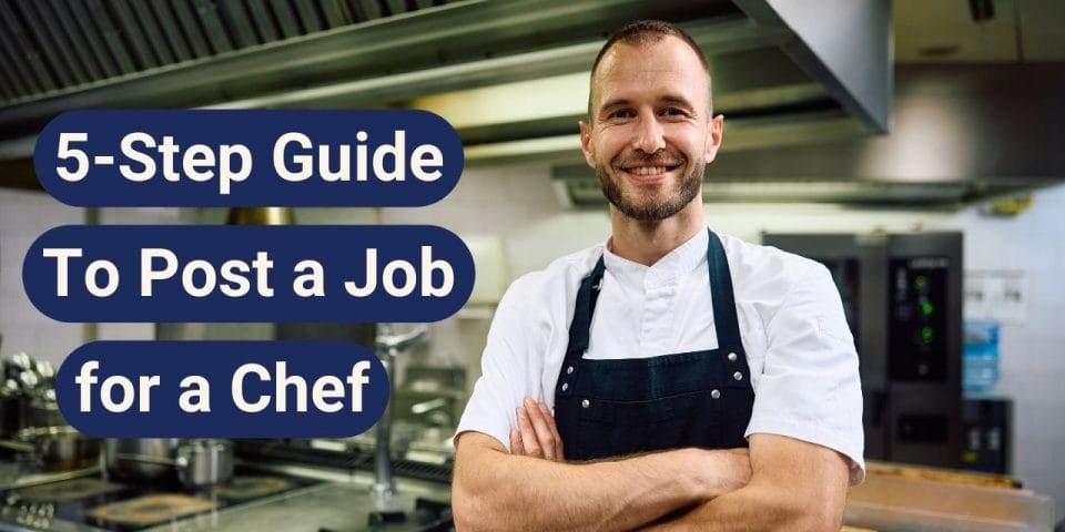 steps to post a job for a chef main photo