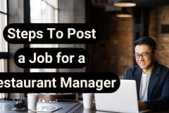 steps to post a job for a restaurant manager main photo