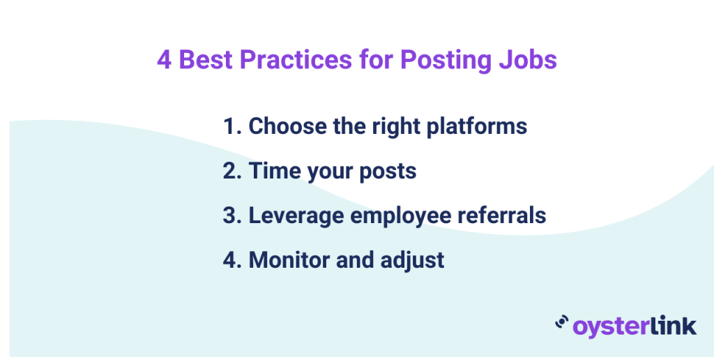 4 best practices for posting jobs