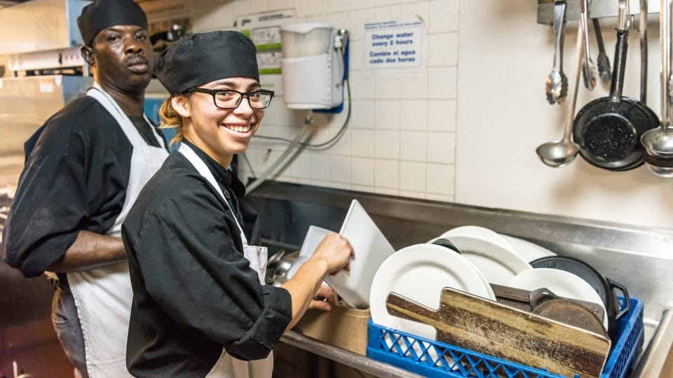 Dishwasher training