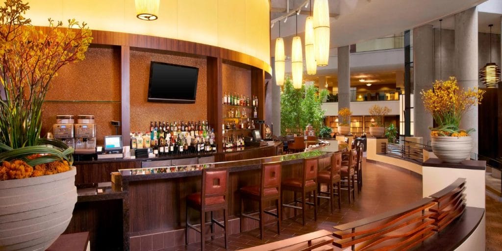 westin bonaventure hotel bar; la restaurants where bartenders make the most money