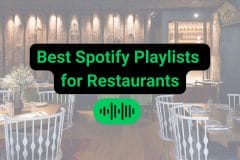 best Spotify playlists for restaurants