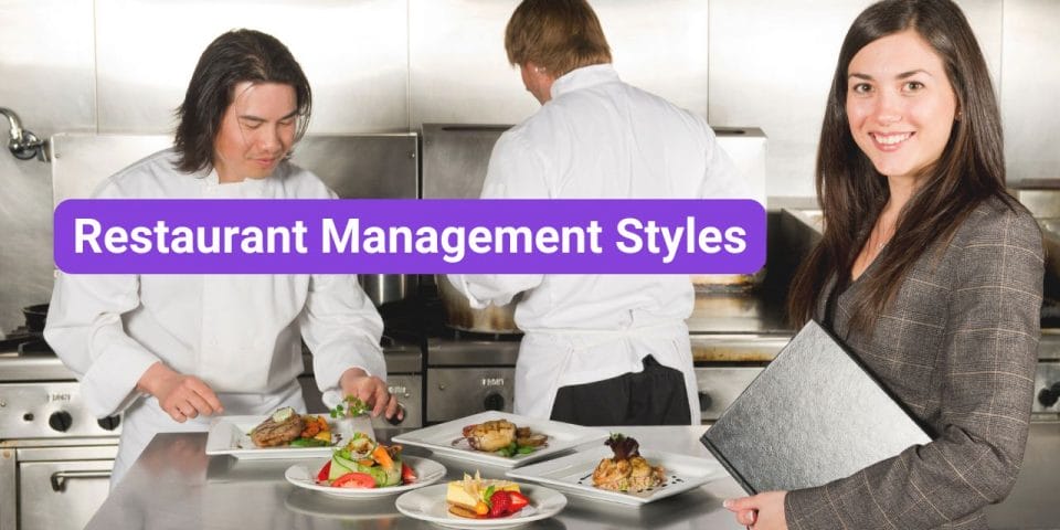 restaurant manager in a restaurant kitchen