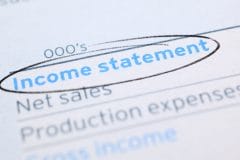 Restaurant Income Statement