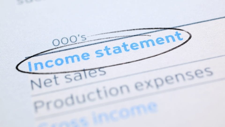 Restaurant Income Statement