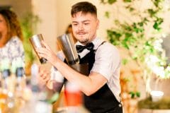 bartender mixing cocktails