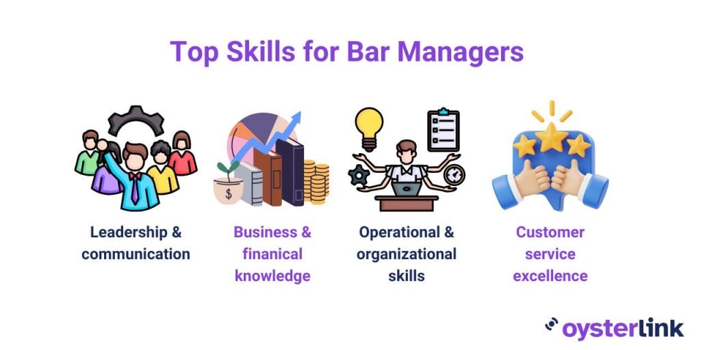 top skills for bar managers