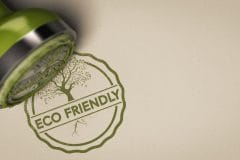 eco-friendly green stamp