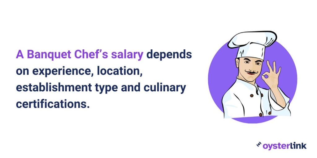 factors affecting banquet chef salary