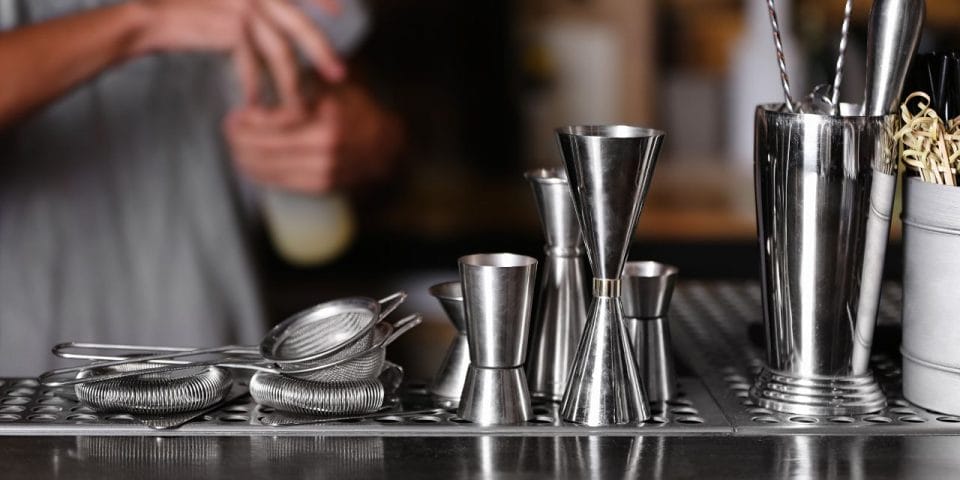 different bartender tools