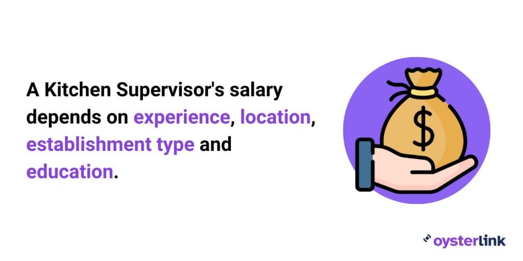 kitchen supervisor salary factors