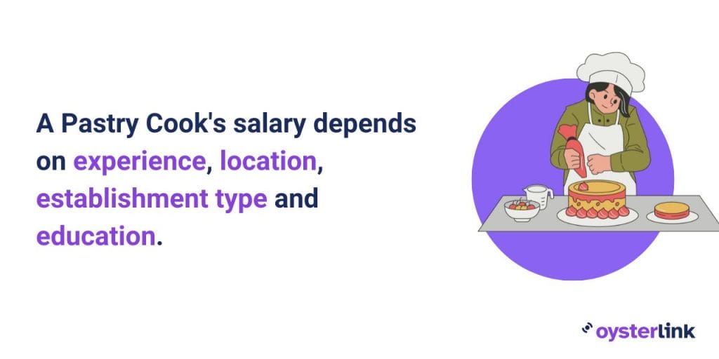 pastry cook salary factors