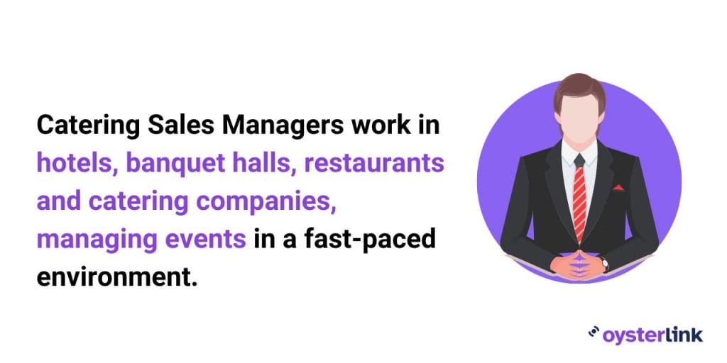 where catering sales managers work